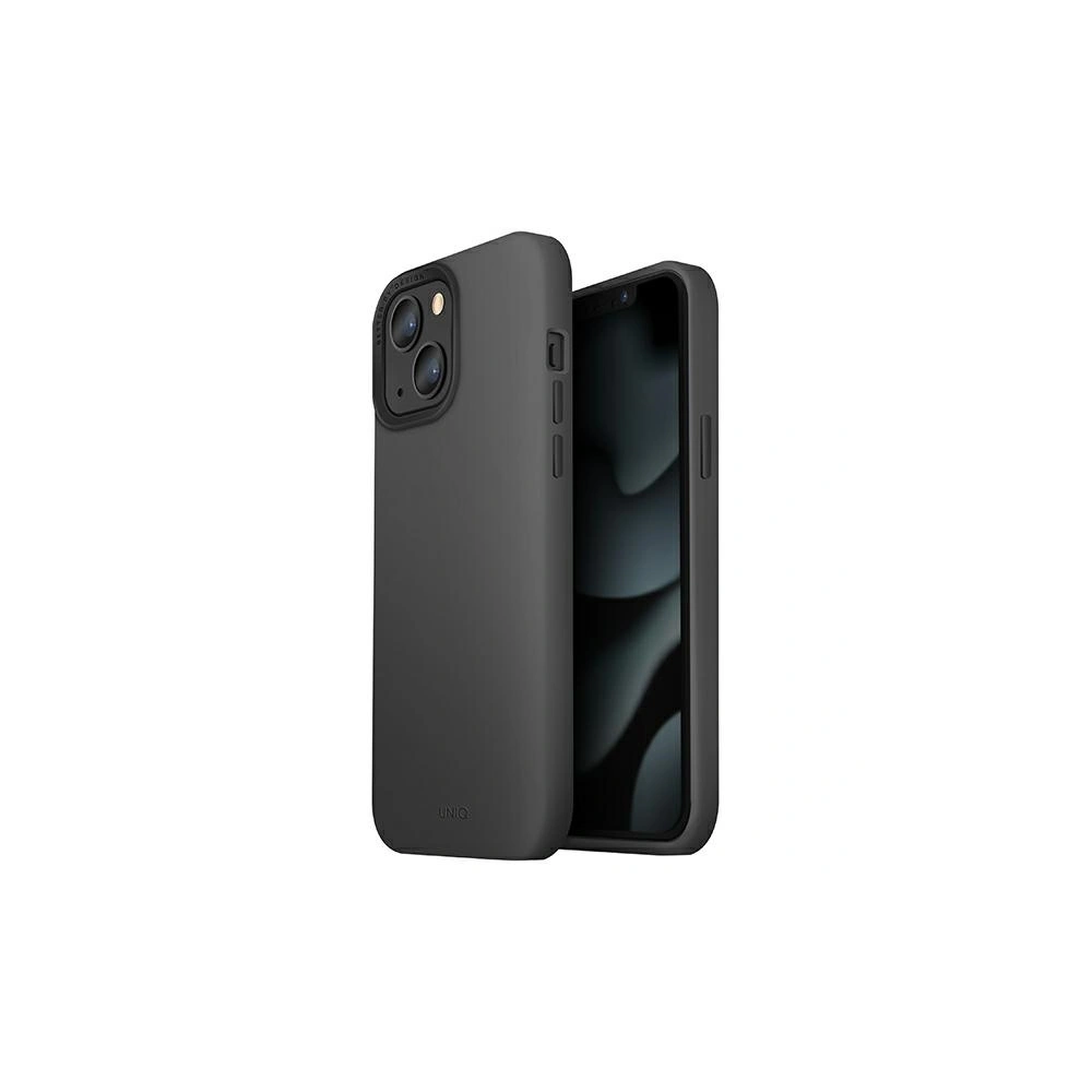 Hurtownia GSM - Etui UNIQ Lino Hue MagSafe Apple iPhone 13 šedá/charcoal grey - UNIQ509GRY - {ean13} - Hurt