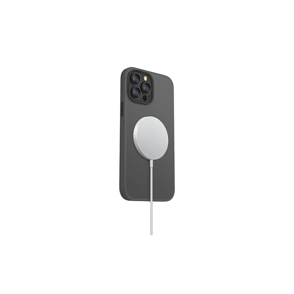 Hurtownia GSM - Etui UNIQ Lino Hue MagSafe Apple iPhone 13 šedá/charcoal grey - UNIQ509GRY - {ean13} - Hurt