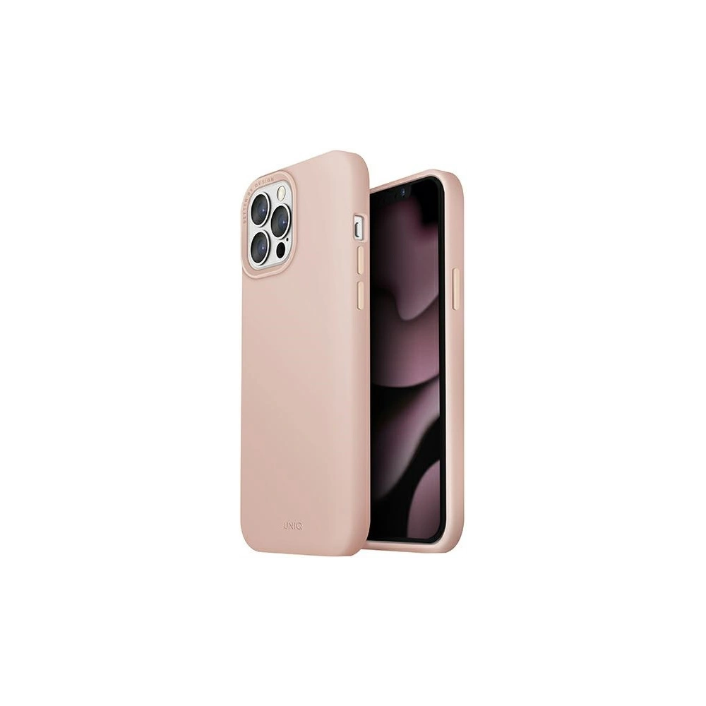 Hurtownia GSM - Etui UNIQ Lino Hue MagSafe Apple iPhone 13 Pro różowy/blush pink - UNIQ510PNK - {ean13} - Hurt