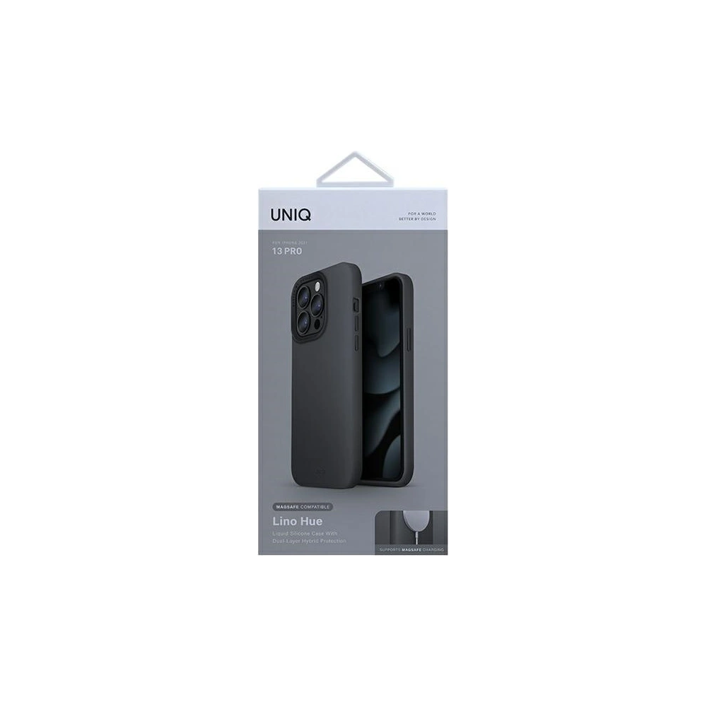 Wholesale UNIQ Lino Hue MagSafe Apple iPhone 13 Pro charcoal grey - UNIQ511GRY - {ean13} - Hurt