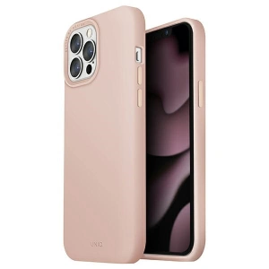 Etui UNIQ Lino Hue MagSafe Apple iPhone 13 Pro Max różowy/blush pink
