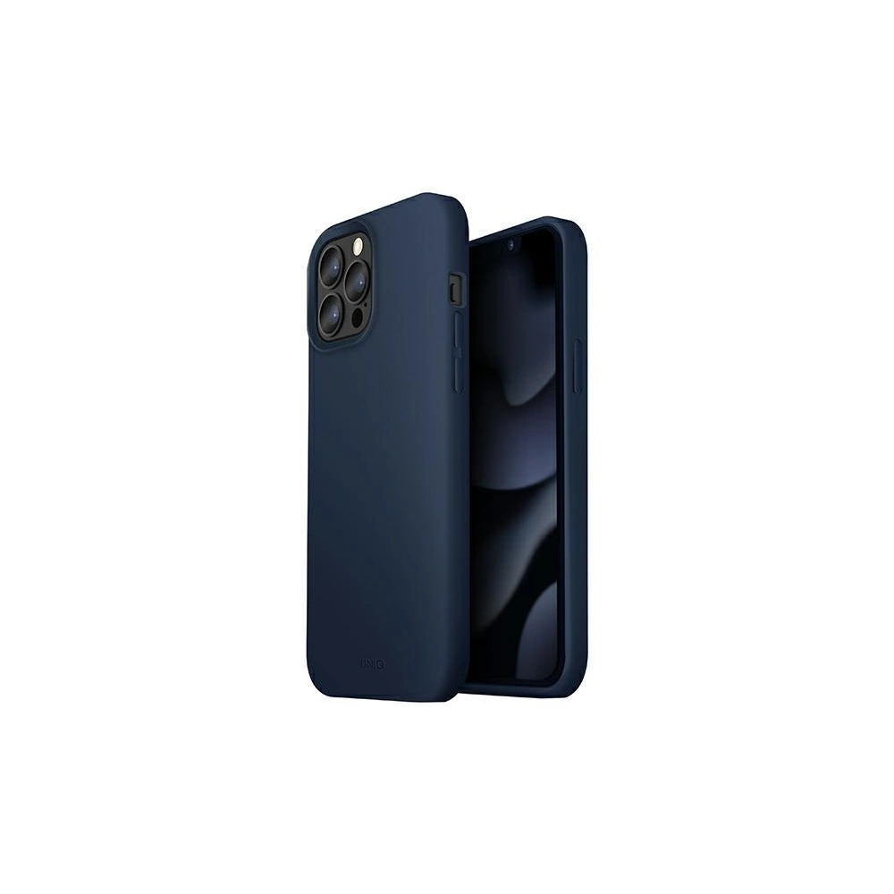 Hurtownia GSM - Etui UNIQ Lino Apple iPhone 13 Pro niebieski/marine blue - UNIQ518BLU - {ean13} - Hurt