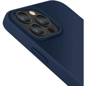 Etui UNIQ Lino Apple iPhone 13 Pro Max niebieski/marine blue