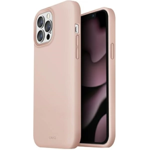 Etui UNIQ Lino Apple iPhone 13 Pro Max różowy/blush pink
