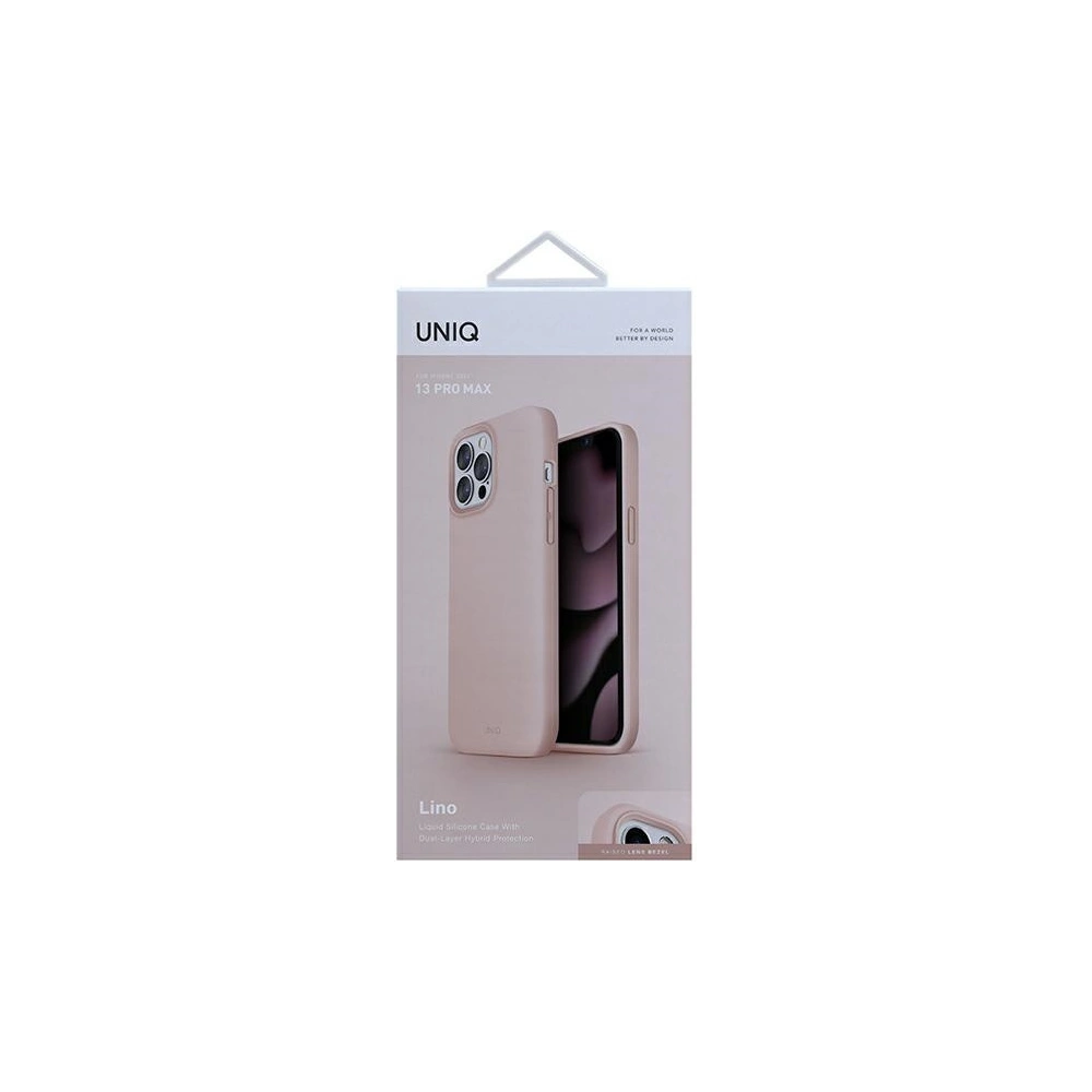 Hurtownia GSM - Etui UNIQ Lino Apple iPhone 13 Pro Max różowy/blush pink - UNIQ522PNK - {ean13} - Hurt
