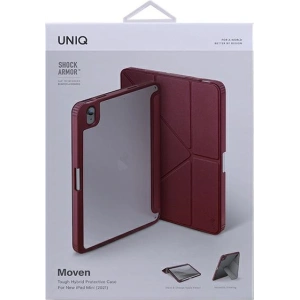 Hurtownia GSM - Apple UNIQ Moven Tasche iPad mini 2021 (6. Generation) / iPad mini 8.3" 2024 7gen / iPad mini 8.3" 2024 7gen Antimikrobiell kastanienbraun/burgund - UNIQ523BRG - {ean13} - Hurt