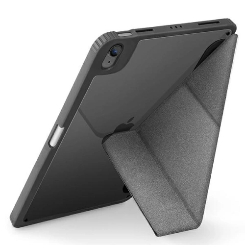Etui UNIQ Moven Apple iPad mini 2021 (6. generacji) / iPad mini 8.3" 2024 (7. generacji) Antimicrobial szary/charcoal grey