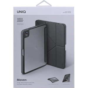 Hurtownia GSM - Apple UNIQ Moven Tasche iPad mini 2021 (6. Generation) / iPad mini 8.3" 2024 7gen / iPad mini 8.3" 2024 7gen Antimikrobiell grau/kohlegrau - UNIQ524GRY - {ean13} - Hurt