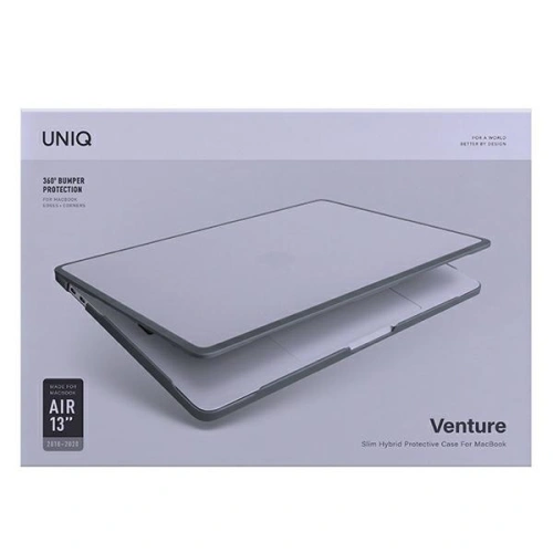 Etui UNIQ Venture Apple MacBook Air 13 2018-2020 szary/charcoal frost