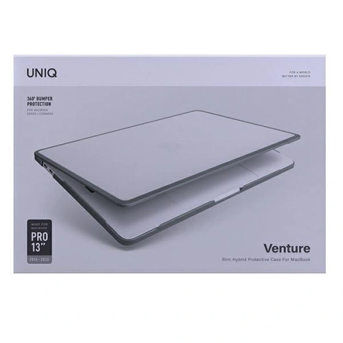 Etui UNIQ Venture Apple MacBook Pro 13 2016-2020 szary/charcoal frost