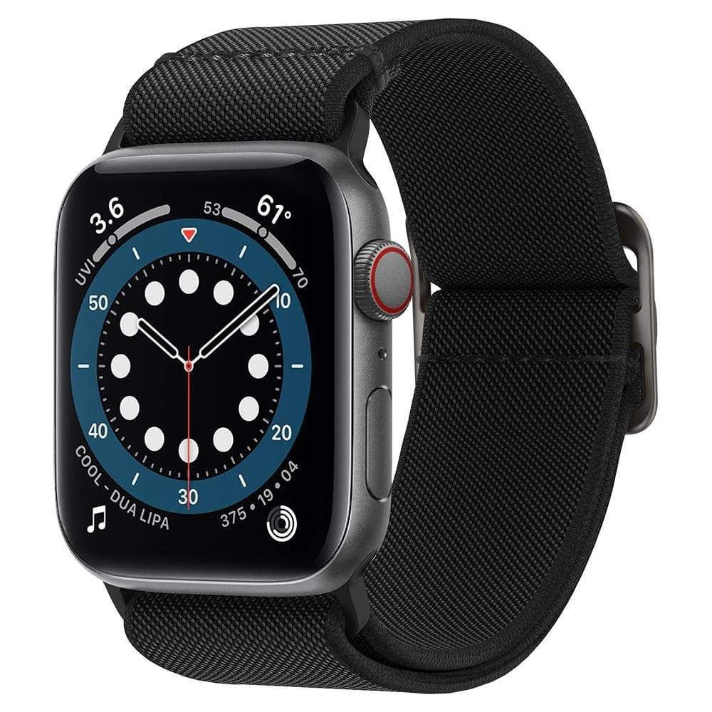 Wholesale Belt Spigen Fit Lite Apple Watch 4/5/6/7/SE 40/41mm Black - SPN1967BLK - {ean13} - Hurt