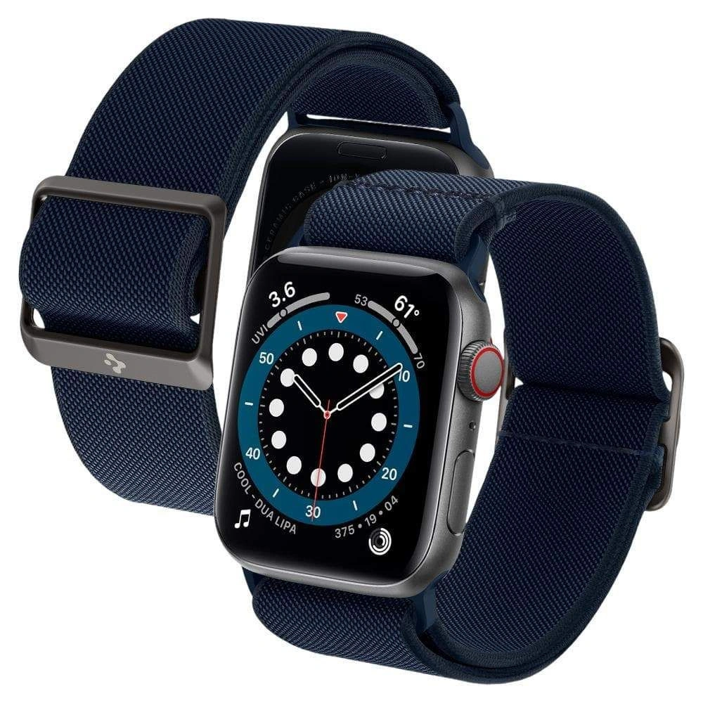 Hurtownia GSM - Pásek Spigen Fit Lite Apple Watch 4/5/6/7/SE 40/41mm Námořnická modř - SPN1968NAV - {ean13} - Hurt
