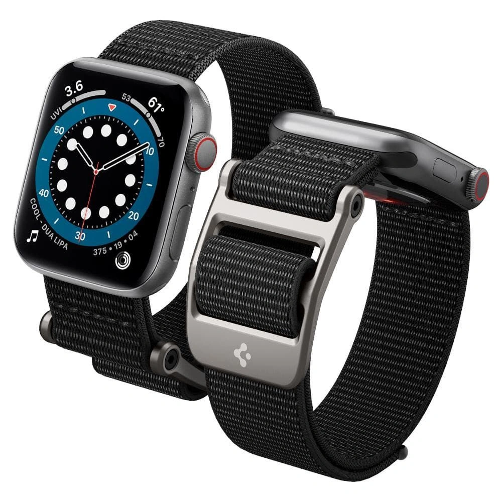 Hurtownia GSM - Pasek Spigen Durapro Flex Apple Watch 4/5/6/7/SE/8/9/Ultra 44/45/49mm Černý - SPN1970BLK - {ean13} - Hurt