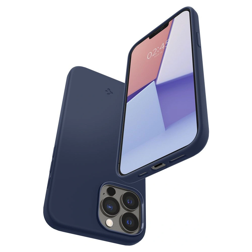 Hurtownia GSM - Etui Spigen Silicone Fit Apple iPhone 13 Pro Max Navy Blue - SPN1971BLU - {ean13} - Hurt