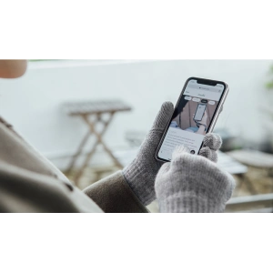 Wholesale Moshi Digits Touchscreen Gloves (M) (Light Gray) - MOSH206GRY - {ean13} - Hurt
