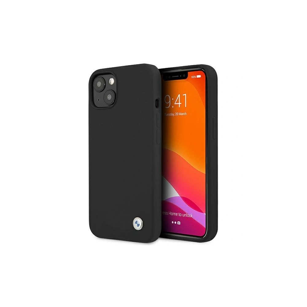 Hurtownia GSM - Etui BMW BMHCP13MSILBK Apple iPhone 13 černý/black hardcase Silicone Signature - BMW241BLK - {ean13} - Hurt