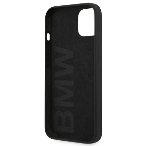 Hurtownia GSM - Etui BMW BMHCP13SSILBK Apple iPhone 13 mini czarny/black hardcase Silicone Signature - BMW243BLK - {ean13} - Hurt