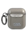 Hurtownia GSM - Etui Karl Lagerfeld KLA2UKHGK Apple AirPods cover czarny/black Glitter Karl`s Head - KLD747BLK - {ean13} - Hurt