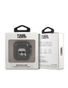 Hurtownia GSM - Etui Karl Lagerfeld KLA2UKHGK Apple AirPods obal černý/black Glitter Karlova hlava - KLD747BLK - {ean13} - Hurt