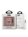 Hurtownia GSM - Etui Karl Lagerfeld KLA2UKHGP Apple AirPods obal růžový/pink Glitter Karlova hlava - KLD748PNK - {ean13} - Hurt