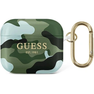 Hurtownia GSM - Etui Guess GUA3UCAMA Apple AirPods 3 cover zielony/khaki Camo Collection - GUE1404KHA - {ean13} - Hurt