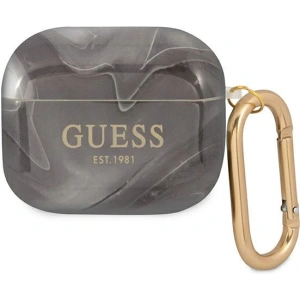Hurtownia GSM - Etui Guess GUA3UNMK Apple AirPods 3 cover czarny/black Marble Collection - GUE1406BLK - {ean13} - Hurt