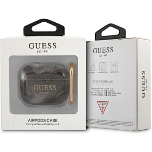 Hurtownia GSM - Etui Guess GUA3UNMK Apple AirPods 3 cover czarny/black Marble Collection - GUE1406BLK - {ean13} - Hurt