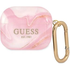 Hurtownia GSM - Etui Guess GUA3UNMP Apple AirPods 3 cover różowy/pink Marble Collection - GUE1407PNK - {ean13} - Hurt