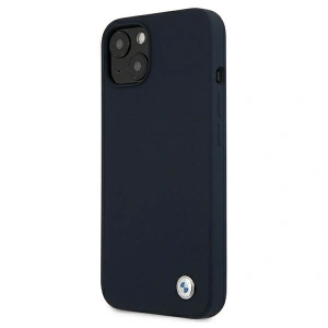 Hurtownia GSM - Etui BMW BMHCP13SSILNA Apple iPhone 13 mini granatowy/navy hardcase Silicone Signature - BMW244NAV - {ean13} - Hurt