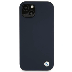 Hurtownia GSM - Etui BMW BMHCP13SSILNA Apple iPhone 13 mini granatowy/navy hardcase Silicone Signature - BMW244NAV - {ean13} - Hurt