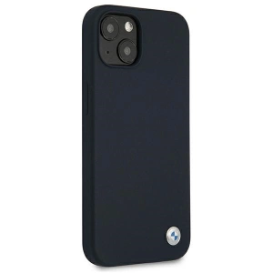 Hurtownia GSM - Etui BMW BMHCP13SSILNA Apple iPhone 13 mini granatowy/navy hardcase Silicone Signature - BMW244NAV - {ean13} - Hurt