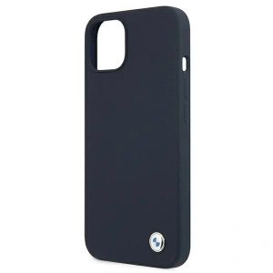Hurtownia GSM - Etui BMW BMHCP13SSILNA Apple iPhone 13 mini granatowy/navy hardcase Silicone Signature - BMW244NAV - {ean13} - Hurt