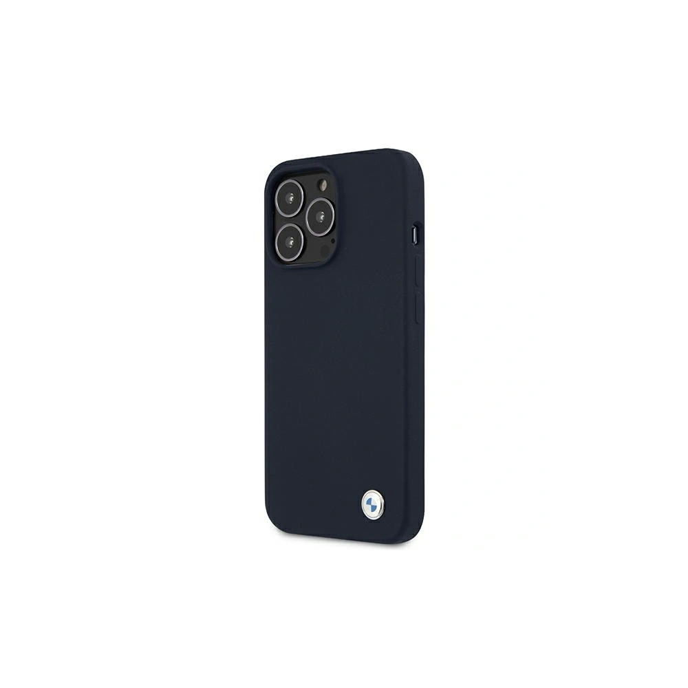 Hurtownia GSM - Etui BMW BMHCP13XSILNA Apple iPhone 13 Pro Max granatowy/navy hardcase Silicone Signature - BMW246NAV - {ean13} - Hurt