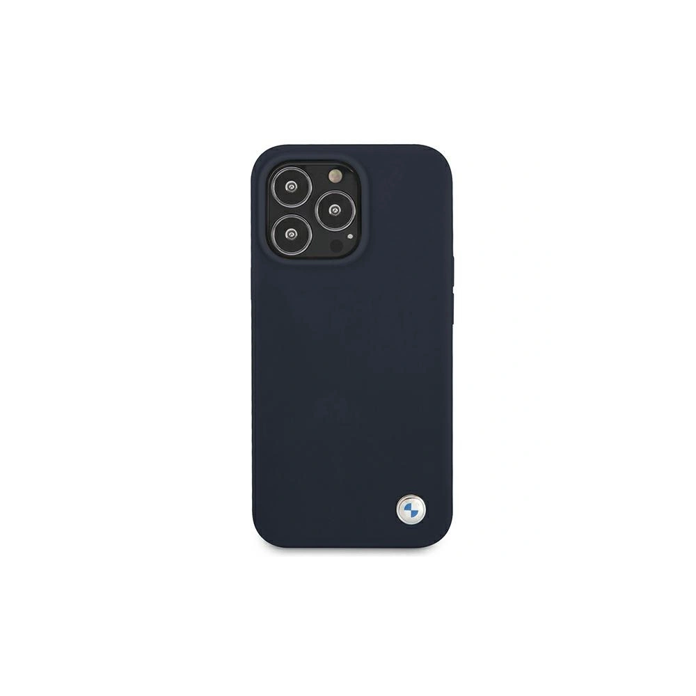 Hurtownia GSM - Etui BMW BMHCP13XSILNA Apple iPhone 13 Pro Max granatowy/navy hardcase Silicone Signature - BMW246NAV - {ean13} - Hurt
