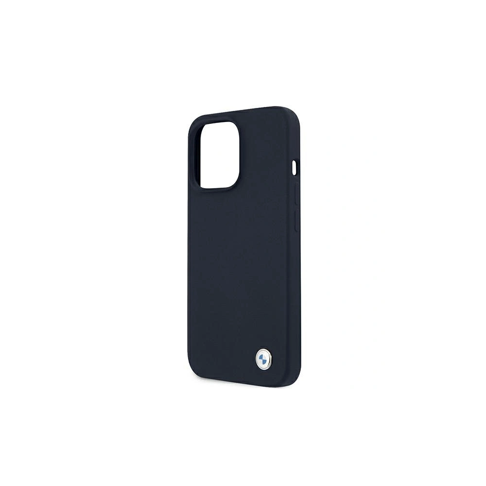 Hurtownia GSM - Etui BMW BMHCP13XSILNA Apple iPhone 13 Pro Max granatowy/navy hardcase Silicone Signature - BMW246NAV - {ean13} - Hurt