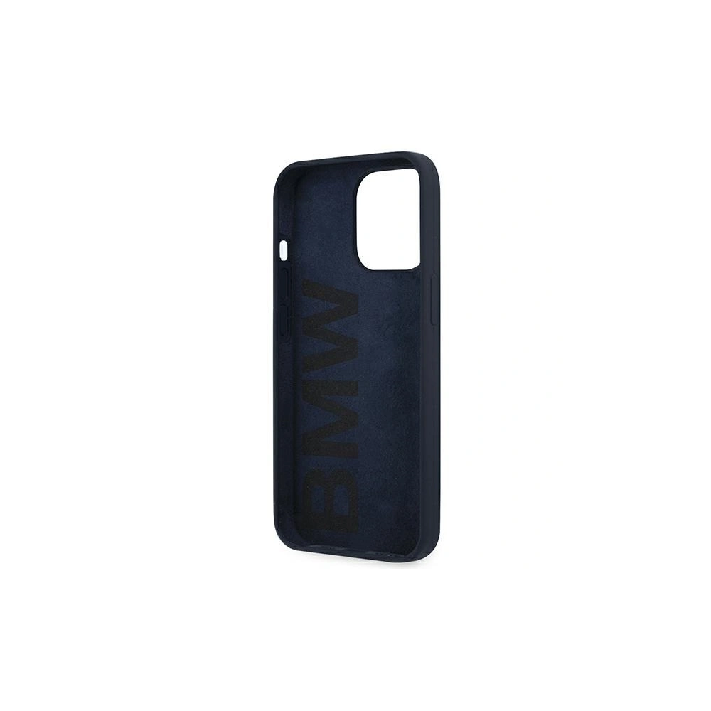 Hurtownia GSM - Etui BMW BMHCP13XSILNA Apple iPhone 13 Pro Max granatowy/navy hardcase Silicone Signature - BMW246NAV - {ean13} - Hurt