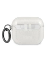 Hurtownia GSM - Etui Karl Lagerfeld KLA3UKHGS Apple AirPods 3 cover srebrny/silver Glitter Karl`s Head - KLD753SLV - {ean13} - Hurt