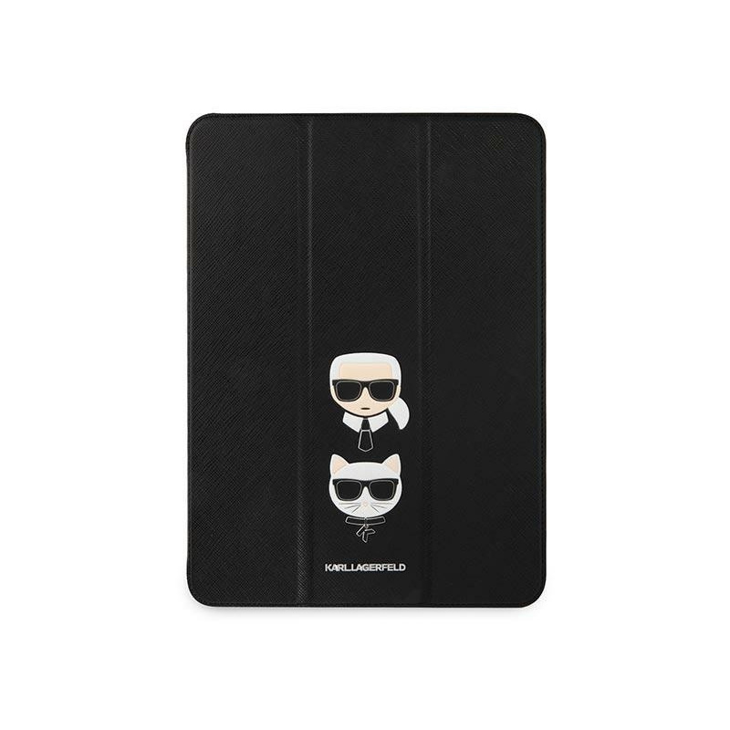 Karl Lagerfeld Distributor - 3666339030483 - KLD755BLK - Karl Lagerfeld KLFC12OKCK Apple iPad Pro 12.9 2021 5 Gen Book Cover black Saffiano Karl&Choupette - B2B homescreen