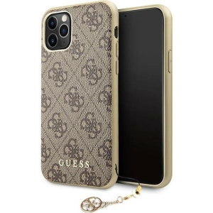 Hurtownia GSM - Etui Guess GUHCN58GF4GBR Apple iPhone 11 Pro hnědý/brown hardcase 4G Charms Collection - GUE1409BR - {ean13} - Hurt