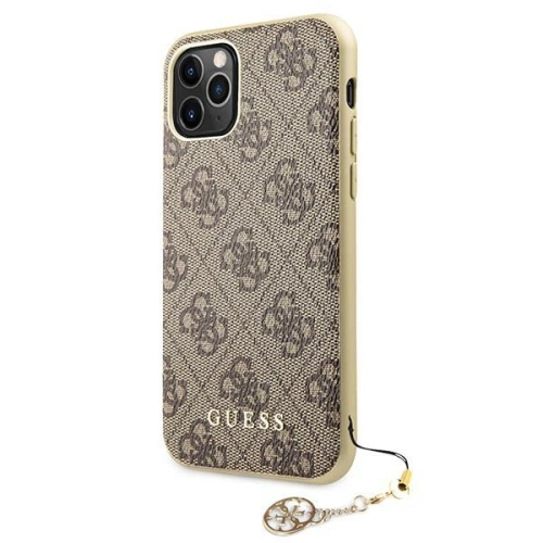 Etui Guess GUHCN58GF4GBR Apple iPhone 11 Pro brązowy/brown hardcase 4G Charms Collection