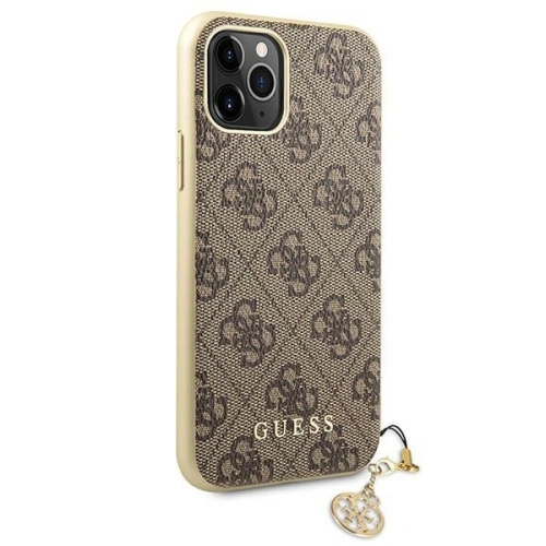 Etui Guess GUHCN58GF4GBR Apple iPhone 11 Pro brązowy/brown hardcase 4G Charms Collection