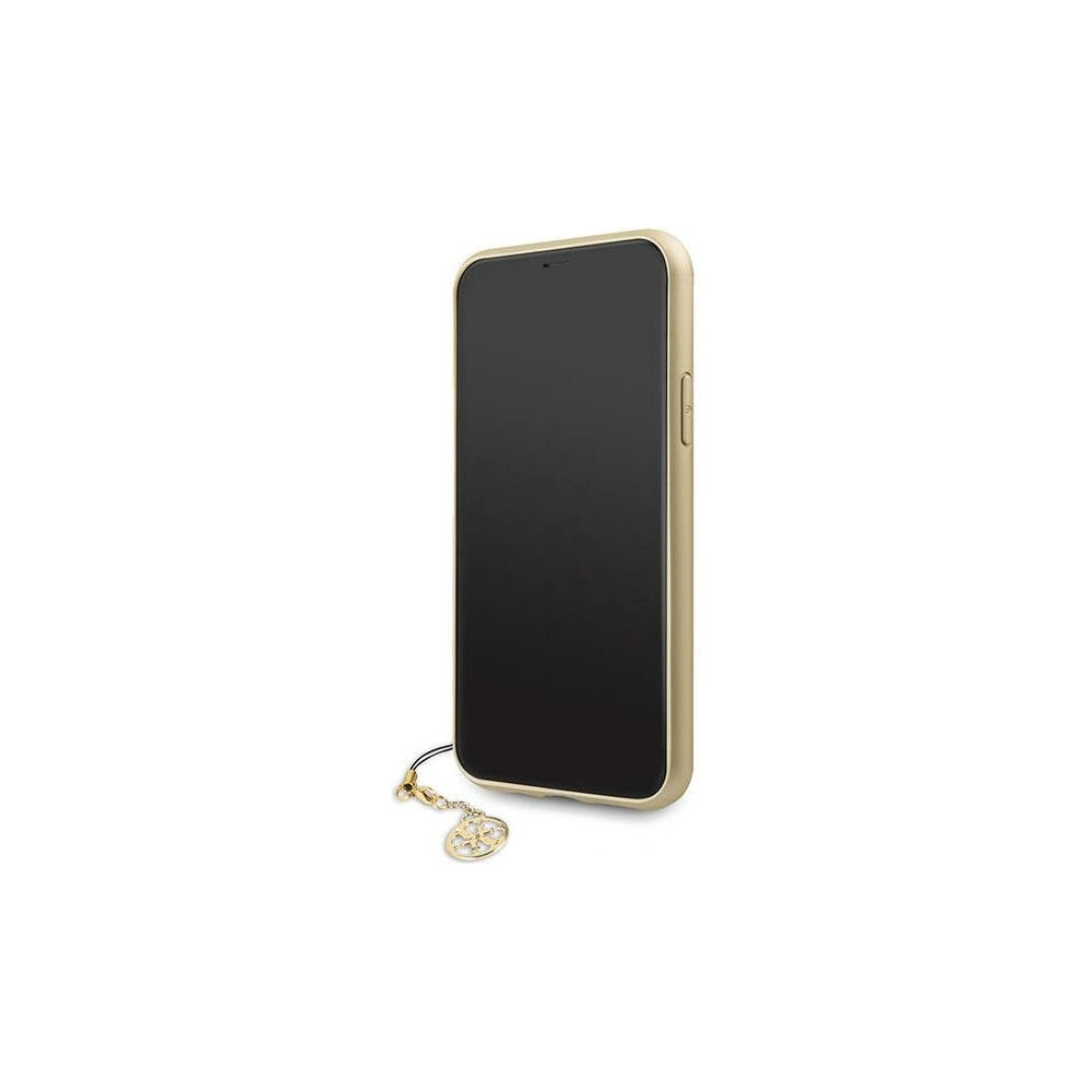 Wholesale Guess GUHCN58GF4GBR Apple iPhone 11 Pro brown hardcase 4G Charms Collection - GUE1409BR - {ean13} - Hurt
