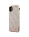 Hurtownia GSM - Etui Guess GUHCN61G4GLPI Apple iPhone 11 różowy/pink hard case 4G Stripe Collection - GUE1410PNK - {ean13} - Hurt