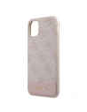Hurtownia GSM - Etui Guess GUHCN61G4GLPI Apple iPhone 11 różowy/pink hard case 4G Stripe Collection - GUE1410PNK - {ean13} - Hurt