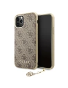 Guess GUHCN65GF4GBR Apple iPhone 11 Pro Max brown hardcase 4G Charms Collection