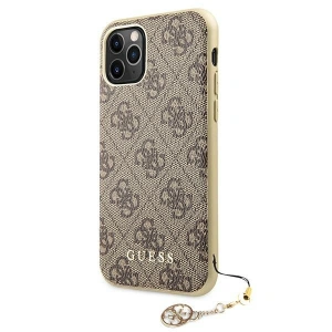 Hurtownia GSM - Etui Guess GUHCN65GF4GBR Apple iPhone 11 Pro Max brązowy/brown hard case 4G Charms Collection - GUE1411BR - {ean13} - Hurt