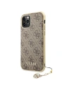 Wholesale Guess GUHCN65GF4GBR Apple iPhone 11 Pro Max brown hardcase 4G Charms Collection - GUE1411BR - {ean13} - Hurt