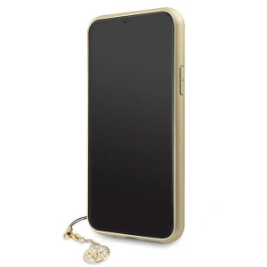 Wholesale Guess GUHCN65GF4GBR Apple iPhone 11 Pro Max brown hardcase 4G Charms Collection - GUE1411BR - {ean13} - Hurt