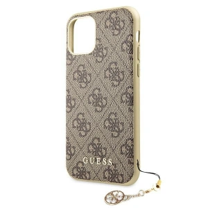 Hurtownia GSM - Etui Guess GUHCN65GF4GBR Apple iPhone 11 Pro Max brązowy/brown hard case 4G Charms Collection - GUE1411BR - {ean13} - Hurt