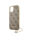 Wholesale Guess GUHCN65GF4GBR Apple iPhone 11 Pro Max brown hardcase 4G Charms Collection - GUE1411BR - {ean13} - Hurt